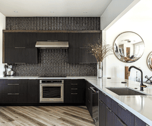 Melamine kitchen cupboards 1